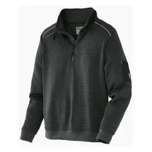 Terrax Workwear Troyer mit kontrastfarbenen Details Schwarz XL