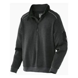 Terrax Workwear Troyer mit kontrastfarbenen Details Schwarz XL