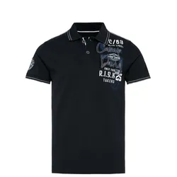 Camp David Poloshirt Base Jumping Kurzarmshirt mit Polokragen