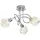 Lightbox 3 flammige Deckenlampe 3 G9 Metall/Glas