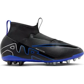 Nike Jr. Mercurial Superfly 9 Academy AG schwarz/hyper royal/chrome 38