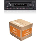 JUST SOUND best choice for caraudio Autoradio Einbaupaket Blaupunkt Milano 200 BT passend für Ford Galaxy Typ WGR + Bluetooth USB
