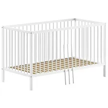 others BABYBETT Kara-lynn 144x84x76 aus Massivholz in Buche Weiß | Gr.: onesize