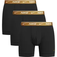 Nike Everyday Cotton Boxer Schwarz/gold Baumwolle Medium Herren