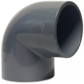 Mega Construx Winkel 90° Pvc-u 20 mm Klebemuffe 16 bar Grau - Mega