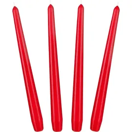 Brubaker Spitzkerzen 24 cm rot 4 St.