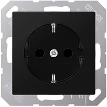 Jung Schuko-Steckdose 1-fach Schwarz 1 St.