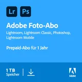 Adobe Creative Cloud PHOTOGRAPHY PLAN 1TB 1Y & [Multiplattform]