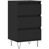 vidaXL Sideboard Schwarz 40x35x70 cm Holzwerkstoff