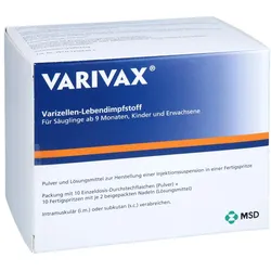 Varivax Plv.u.lm Z.her.e.inj.-susp.ferti 10X0,5 ml