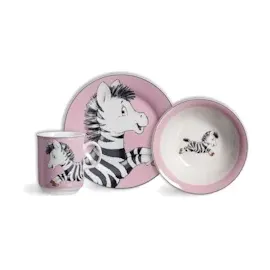 Ritzenhoff & Breker HAPPY ZOO Kindergeschirr + Tischmatte Zebra