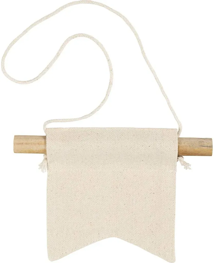 Dekorationswimpel Set zum Selbstgestalten 12 Stück Weiß Papier - Creativ Company - Perfekt für Bastelprojekte, Kindergeburtstag