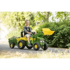 Rolly Toys rolly toys® »rollyJunior John Deere mit Lader und Trailer«, Made in Europe Made in Germany, grün
