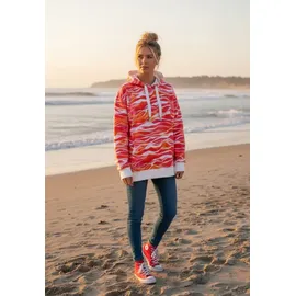 salzhaut Hoodie VANDAAG bunt rot XXL
