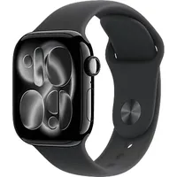 Apple Watch Series 11 GPS 42mm Jet Black Aluminium Sport Band black M/L