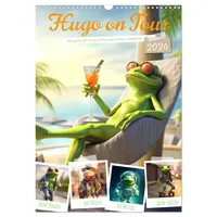 Calvendo Hugo on Tour (Wandkalender 2026 DIN A3 hoch),