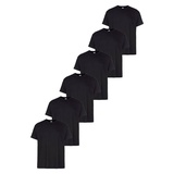 FRUIT OF THE LOOM T-Shirt black XXL 6er Pack