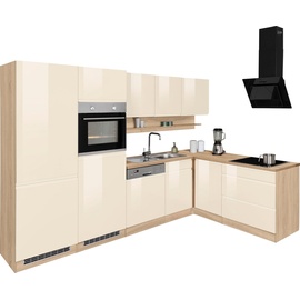 Kochstation Küche »KS-Virginia«, Stellbreite 290/180 cm, ohne E-Geräte, beige
