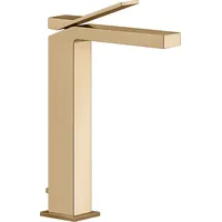 GESSI Rettangolo K Waschtisch-Einhebelmischer mit Ablaufgarnitur, - warm bronze