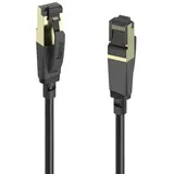 Hama 00202001 RJ45 Patchkabel CAT 8 S/FTP 1.5m Schwarz 1St.