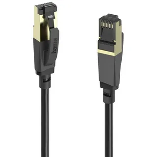 Hama 00202001 RJ45 Patchkabel CAT 8 S/FTP 1.5m Schwarz 1St.