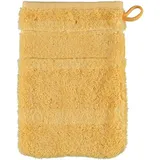 CAWÖ Home Handtücher Noblesse2 Uni 1002 Melba - 315 Waschhandschuh 16x22 cm glatt Helles Orange