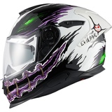 NEXX Y.100R Night Rider Helm, schwarz-weiss, Größe XL