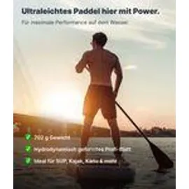 Nemaxx Carbon Speed SUP Paddel 3-teilig 702 g schwarz