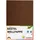 Folia Bastelwellpappe braun 1 Bogen 50x70 cm