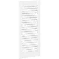 vidaXL Schranktür Lamellen-Design Weiß 69x29,5 cm, vidaXL