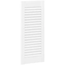 vidaXL Schranktür Lamellen-Design Weiß 69x29,5 cm, vidaXL