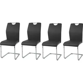 Hti-Living Esszimmerstuhl 4er Set Schwarz Nelly