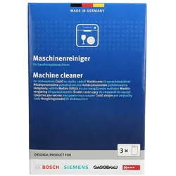 Maschinenreiniger Bosch  00312194 Reinigungsmittel für Geschirrspüler 3 Stk