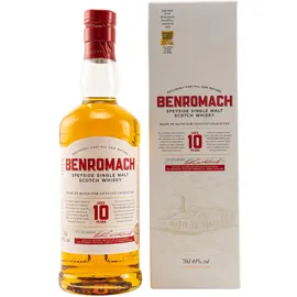 Benromach 10 Years Old Speyside Single Malt Scotch 43% vol 0,7 l Geschenkbox