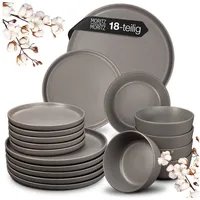 Moritz & Moritz NORDIC Kombiservice 18-tlg. grau 6 Personen