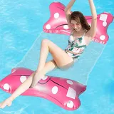 4-in-1 Luftmatratze für Pool Strand Wasserhängematte Sonnenliege schwimmen