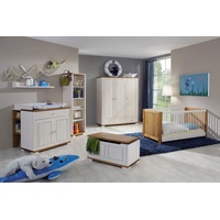 Lüttenhütt Babyzimmer-Komplettset »Jaike«, Schlafzimmermöbel-Sets weiß (kiefer massiv weiß, provence) Baby Komplett-Babybetten