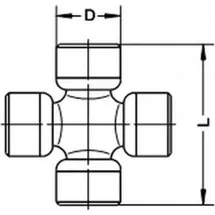 Löbro Gelenk, Längswelle U 030