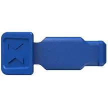 Knipex ColorCode Clips blau (10 Stück) 21 mm blau