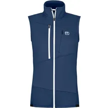 Ortovox Damen Fleece Grid Weste (Größe L, blau)