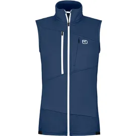 Ortovox Damen Fleece Grid Weste (Größe L, blau)