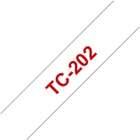 Brother  TC-202 12mm weiß auf rot