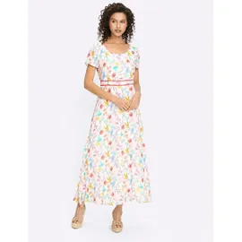 Heine Druckkleid Etuikleid Mehrfarbig 46