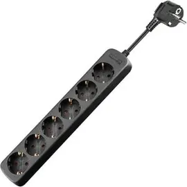 goobay Steckdosenleiste 6-fach 1,5 m Schwarz