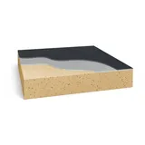 Duravit Sustano 80x80x3cm, hellgrau matt
