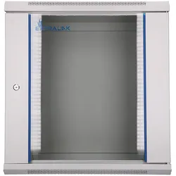 Extralink Rackmount-Schrank 12U 600x600 Grau Wandmontage, Wandmontiertes Regal,