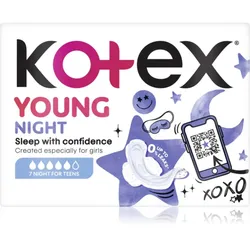 Kotex Young Night Binden für die Nacht 7 St.