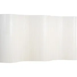 Homestyle4u Paravent Raumteiler in Weiß 250x145 cm 3141