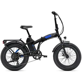 Velomarche MBM Elektro-Kompaktfahrrad / Faltrad N-VER FOLDING 9.2. 20 Zoll, black-blue