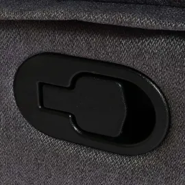 MCW 2er Kinosessel MCW-L93, Relaxsessel Fernsehsessel Sofa, Armlehne Liegefunktion Nosagfederung Stoff/Textil ~ dunkelgrau